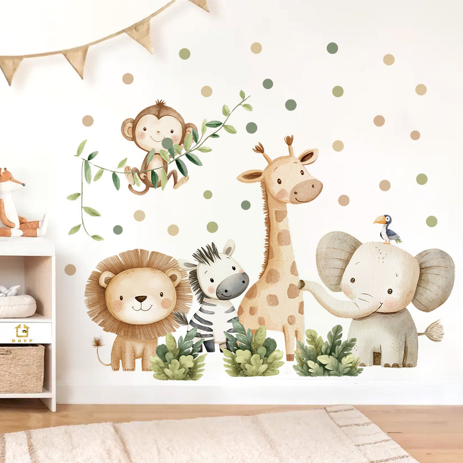 Boho 숲 동물 벽 스티커 어린이 방 소년 소녀 베이 - Baby Nursery Decor Girl 리뷰 및 가격