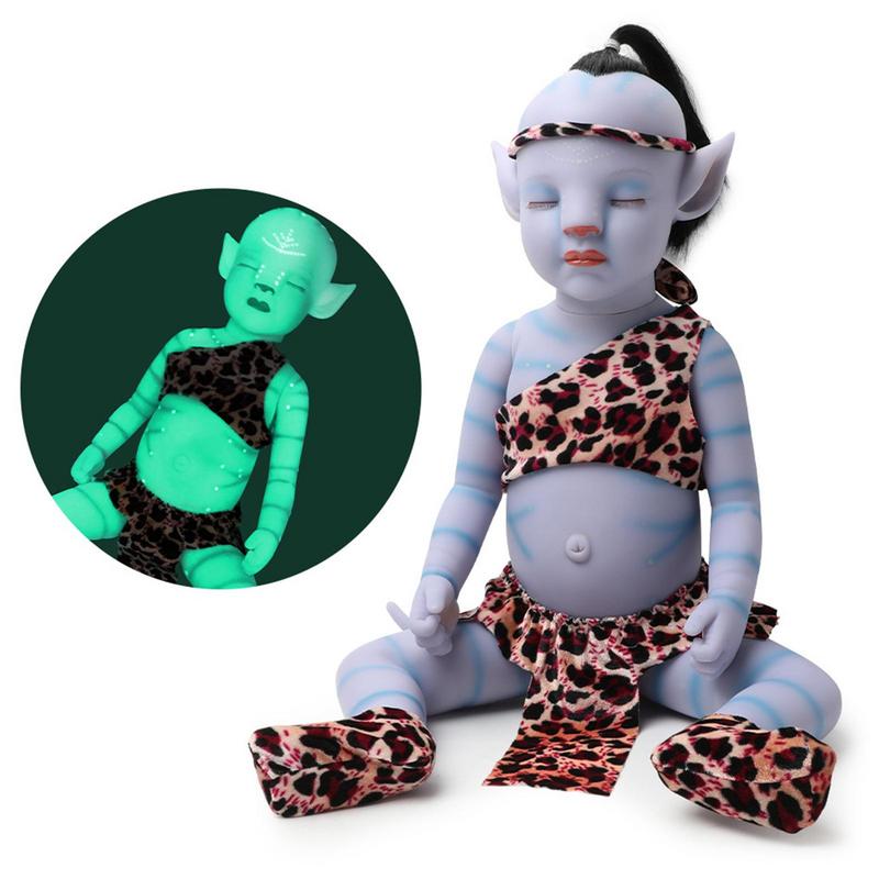 새로운 빛나는 아바타 다시 태어난 인형 어린이 장난감  - Baby Nursery Decor Girl 리뷰 및 가격