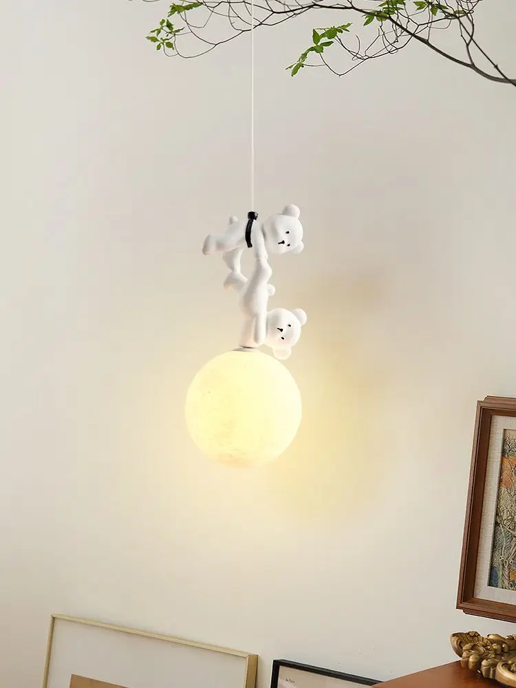 곰 램프 만화 캐릭터 아기방 침대 옆 펜던트 레진 어린 - Baby Nursery Decor Girl 리뷰 및 가격